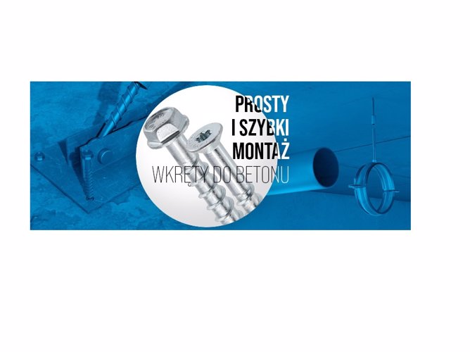 Rodzina uniwersalnych wkrętów do betonu w ofercie Klimas Wkręt-met