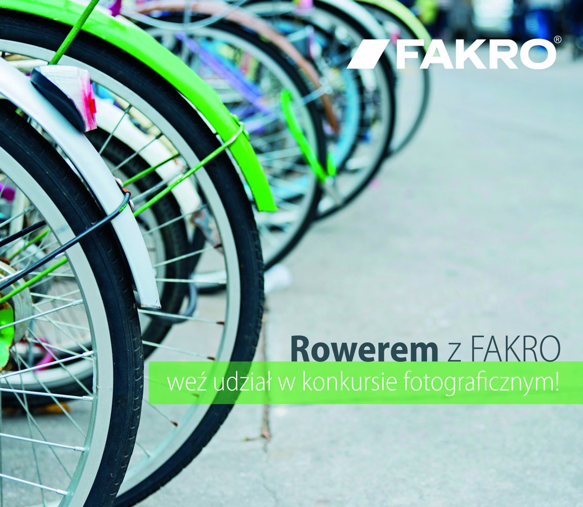 Rowerem z FAKRO – fotograficzny konkurs dla miłośników jednośladów!