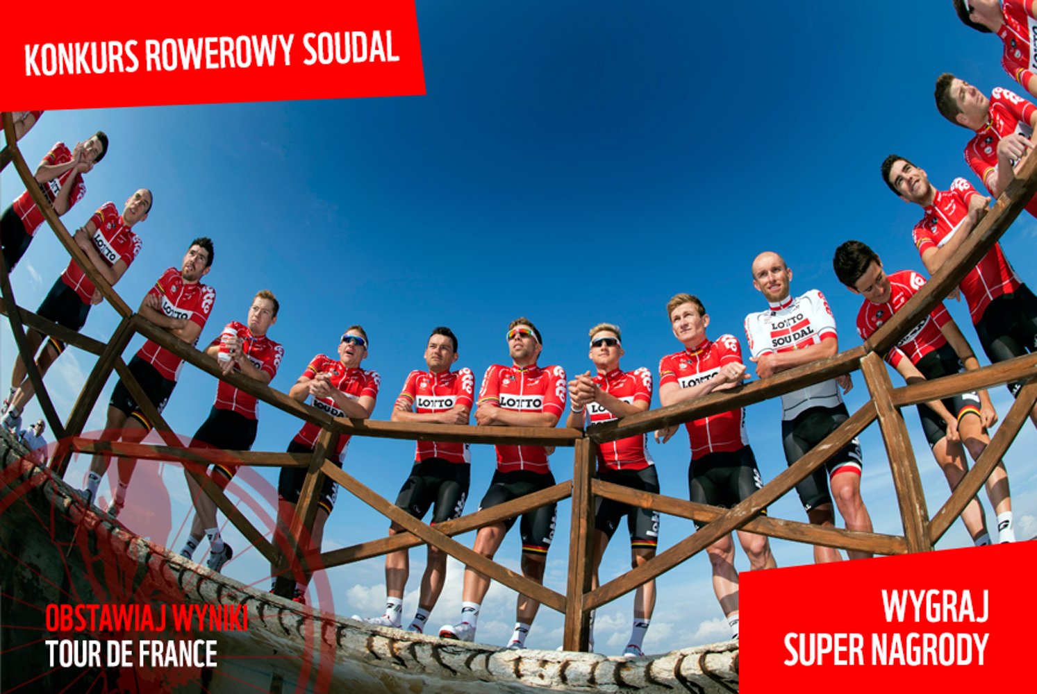 Konkurs rowerowy SOUDAL z okazji TOUR DE FRANCE 2017