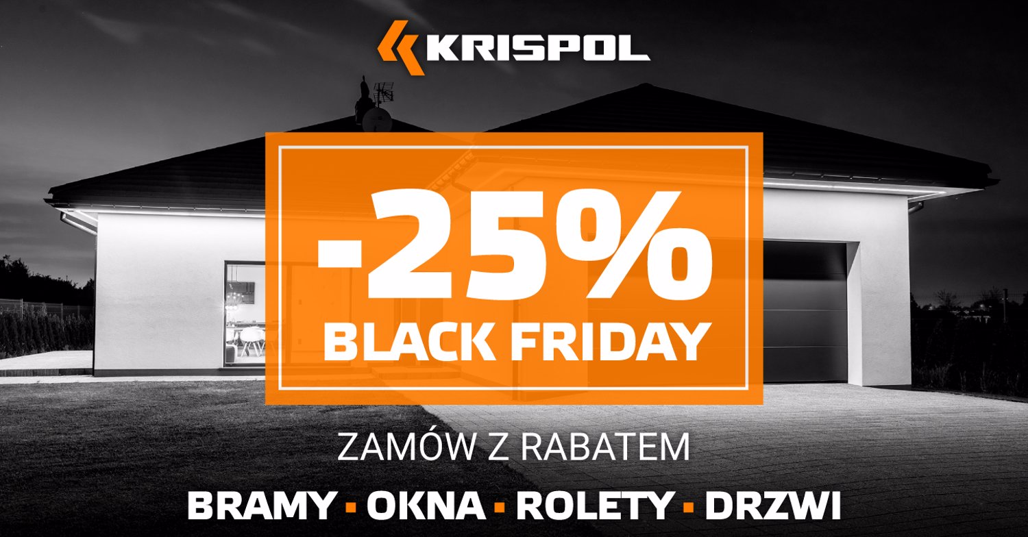 Promocja Black Friday od firmy KRISPOL