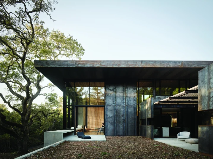 Niezwykły kalifornijski dom z betonu, szkła, stali i aluminium