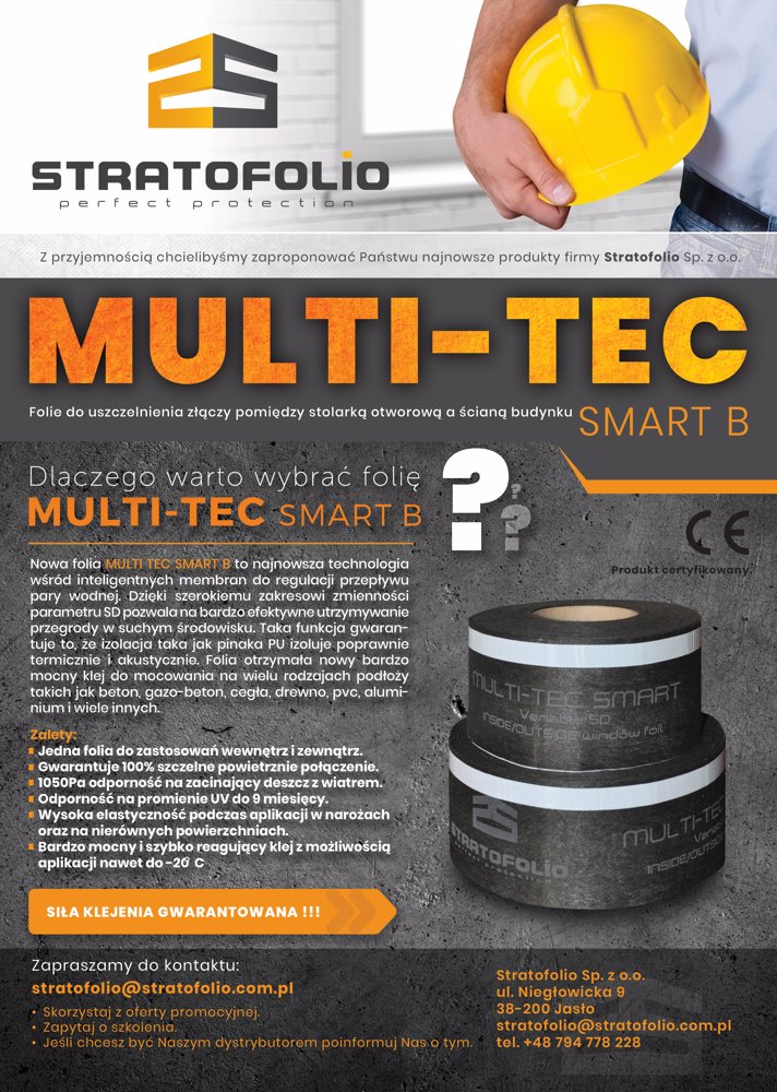 Stratofolio przedstawia nowy produkt - folia MULTI TEC SMART B