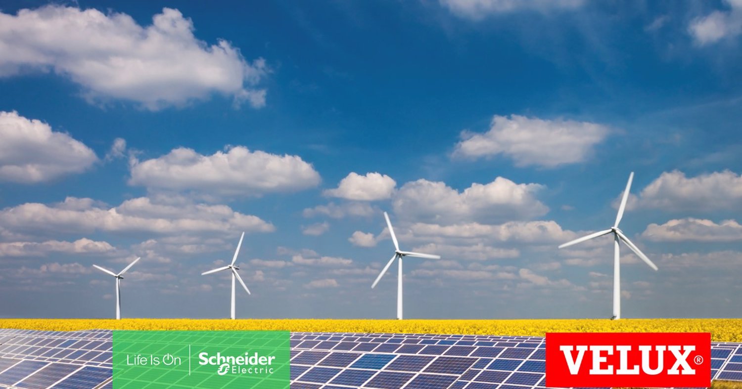 Grupa VELUX oraz Schneider Electric zawiązują rozszerzone partnerstwo – celem przyspieszona dekarbonizacja