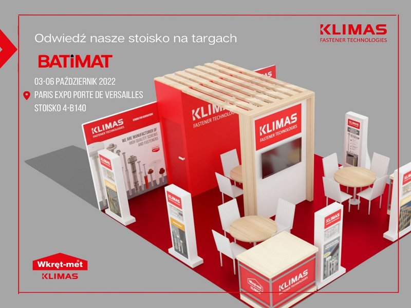 Klimas Wkręt-met na targach BATIMAT 2022