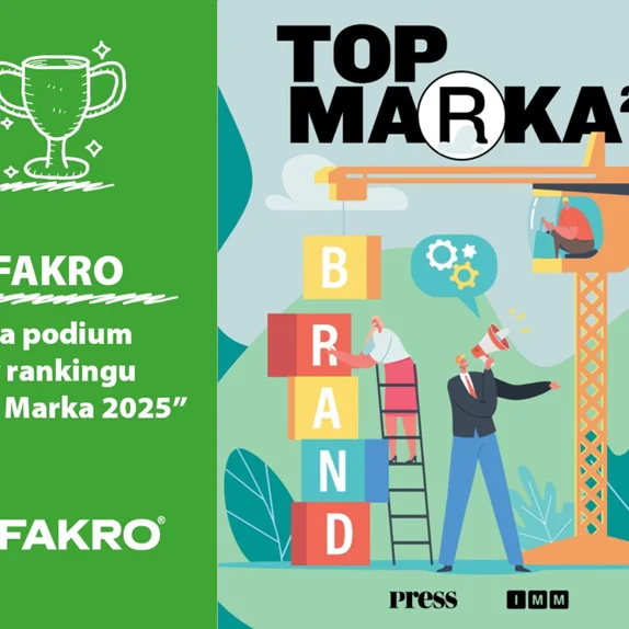 FAKRO na podium w rankingu „TOP Marka 2025”