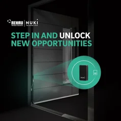 REHAU Window Solutions rozszerza ofertę o moduł NUKI do inteligentnej kontroli dostępu 