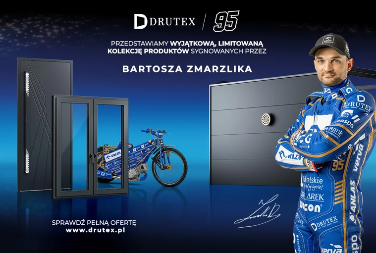 Drutex startuje z limitowaną serią produktów w ramach partnerstwa z Bartoszem Zmarzlikiem
