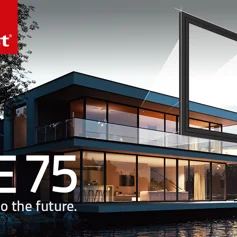 Aluplast ONE 75 z ciepłą listwą  MAAGtherm® Profil Alu ONE